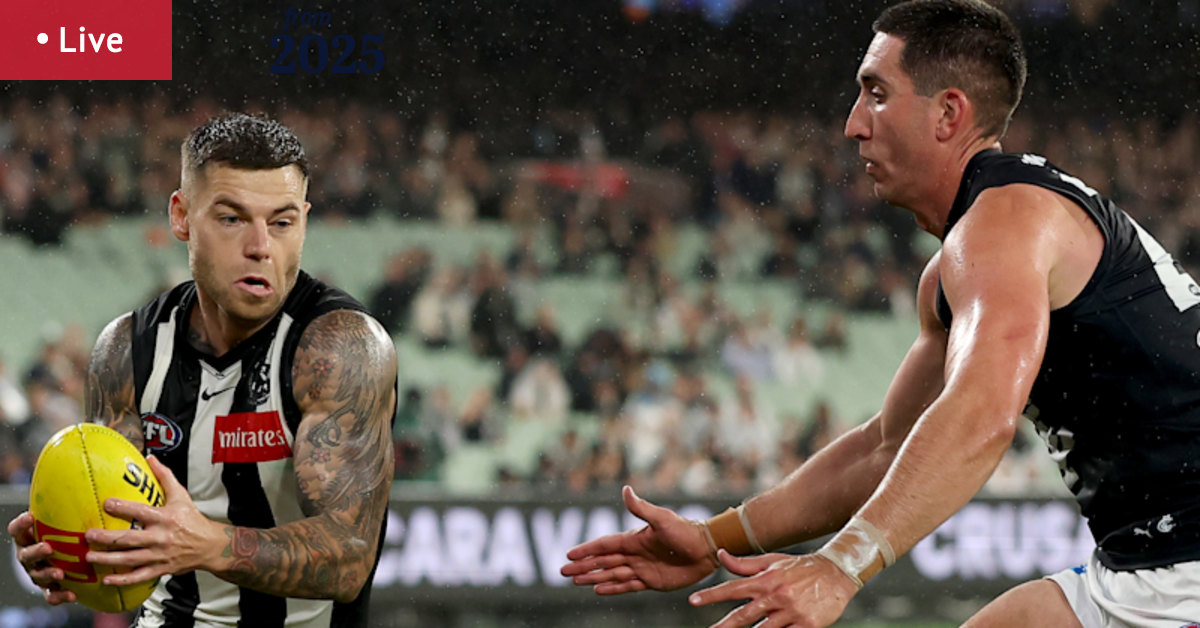 AFL 2025 round four LIVE updates Collingwood Magpies v Carlton Blues